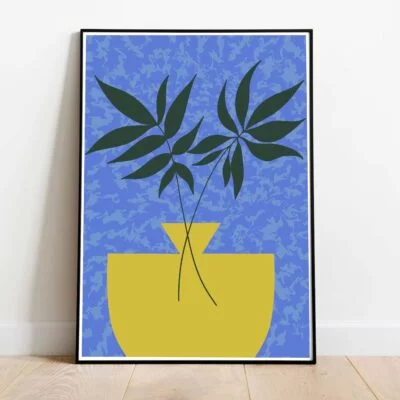 Poster 000093 - Vase n°6 dans cadre noir