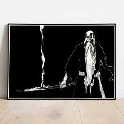 poster Yamamoto dans cadre noir