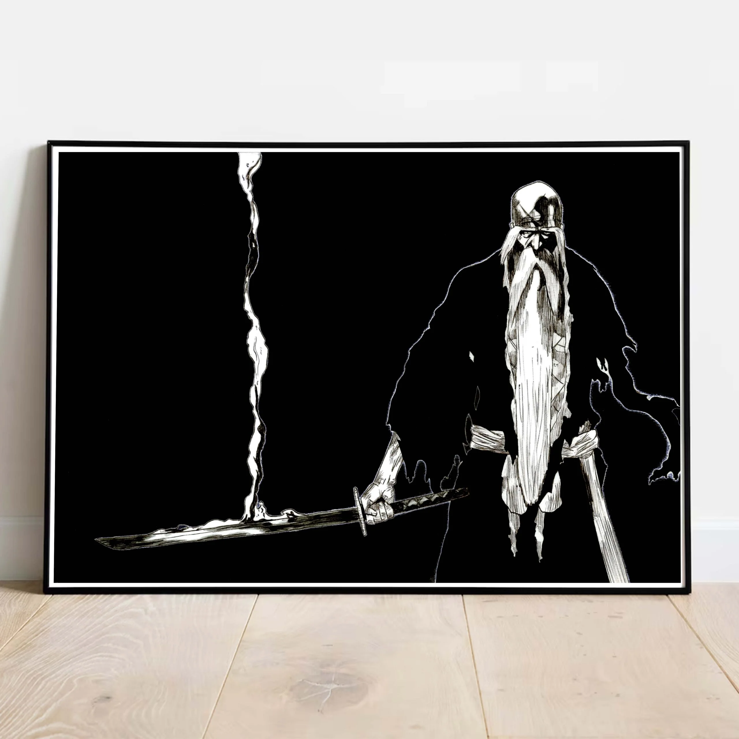 poster Yamamoto dans cadre noir