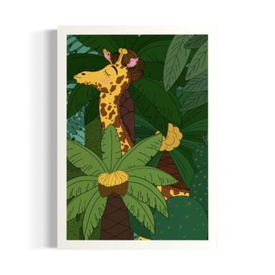 Poster Jungle Giraffe