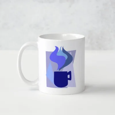 tasse avec dessin de tasse à café