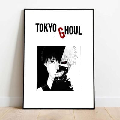 poster tokyo ghoul dans cadre noir