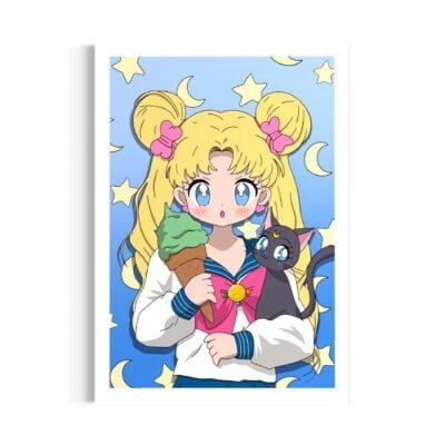 Poster Sailor Moon, personnage du manga sailor moon