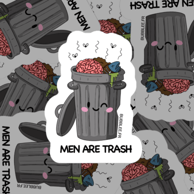 Sticker "Men are Trash"