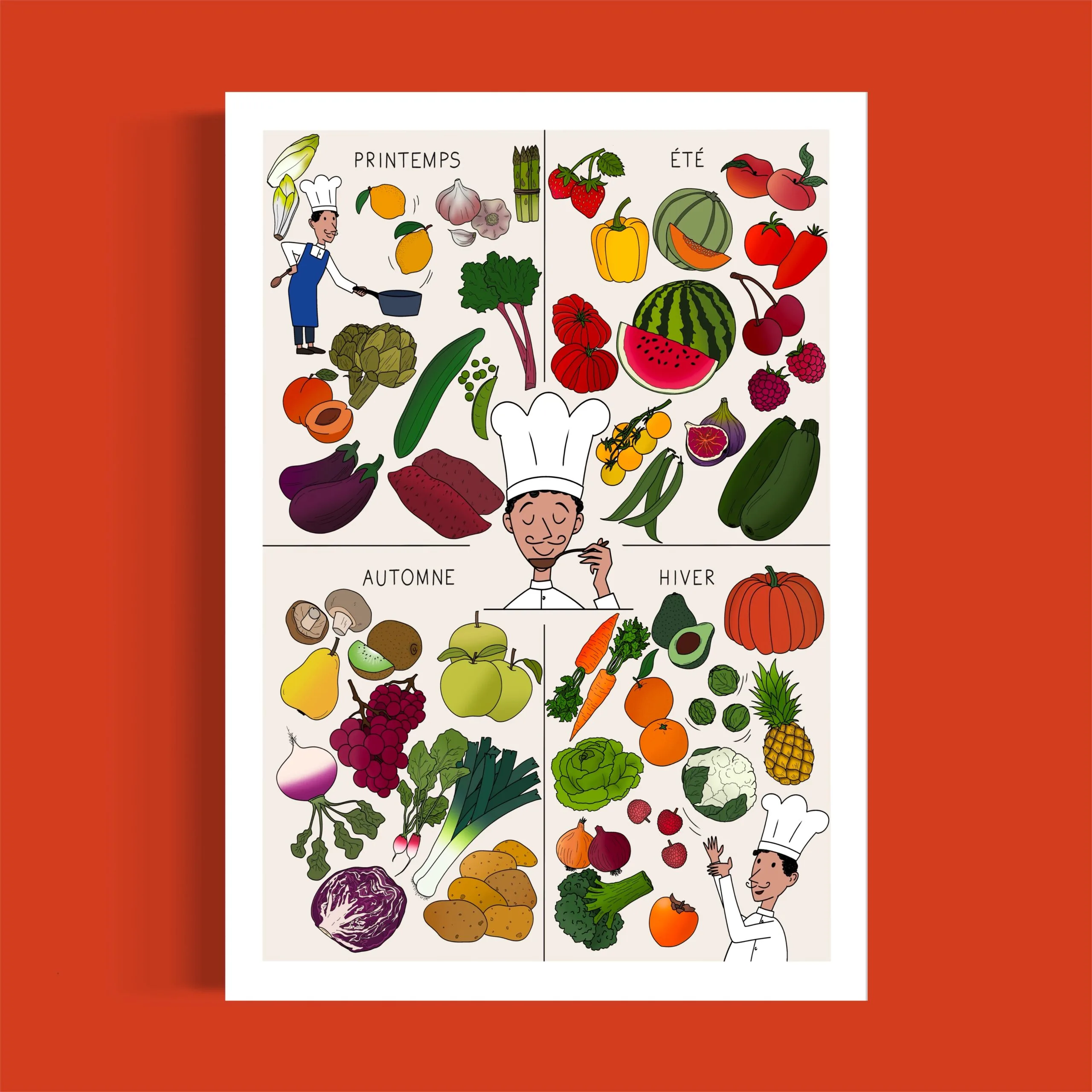 Poster "Légumes de saison" – Image 2