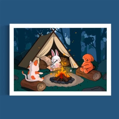 Poster "Marshmallow Night" – Image 3
