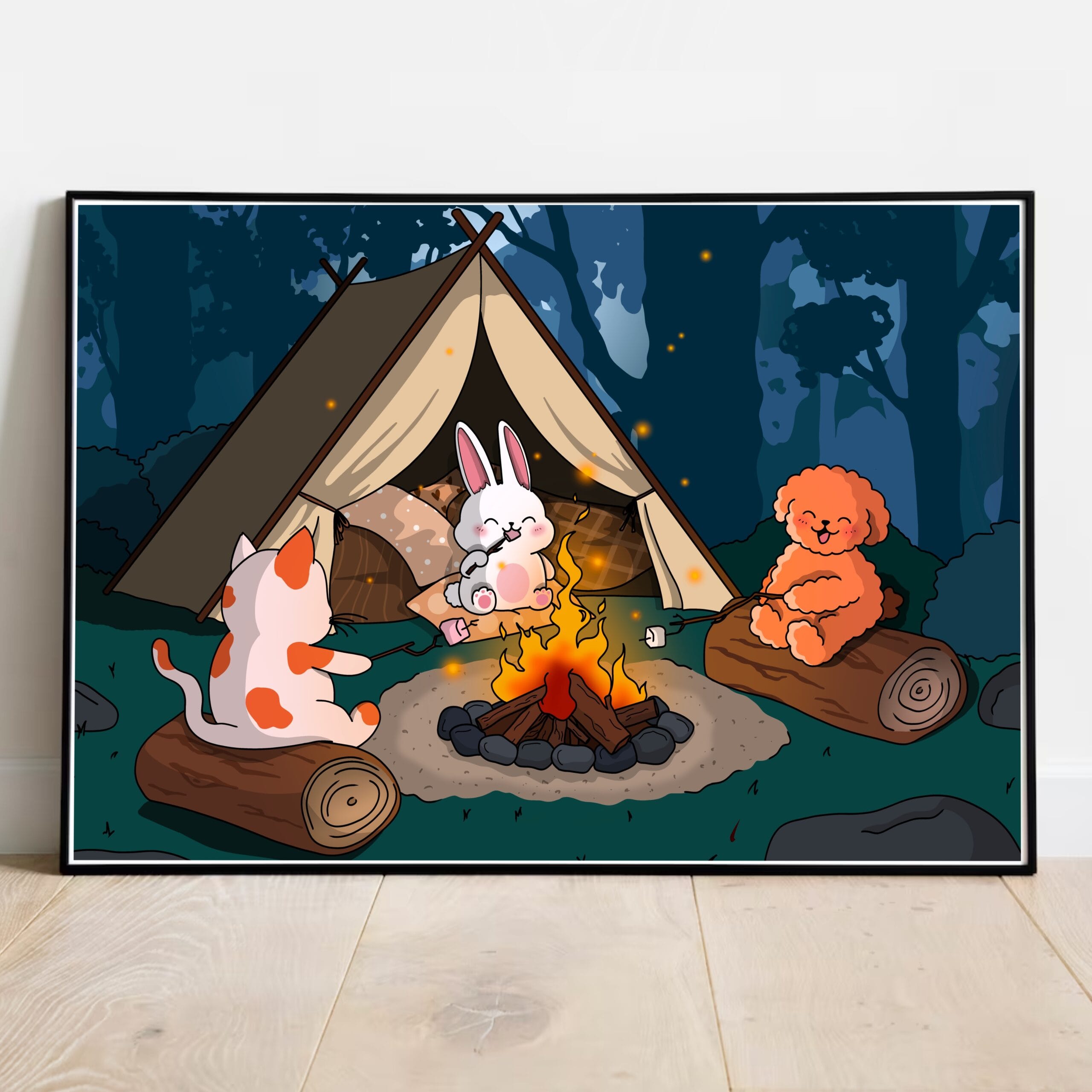 Poster "Marshmallow Night"