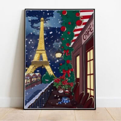 Poster "Paris Sous La Neige"