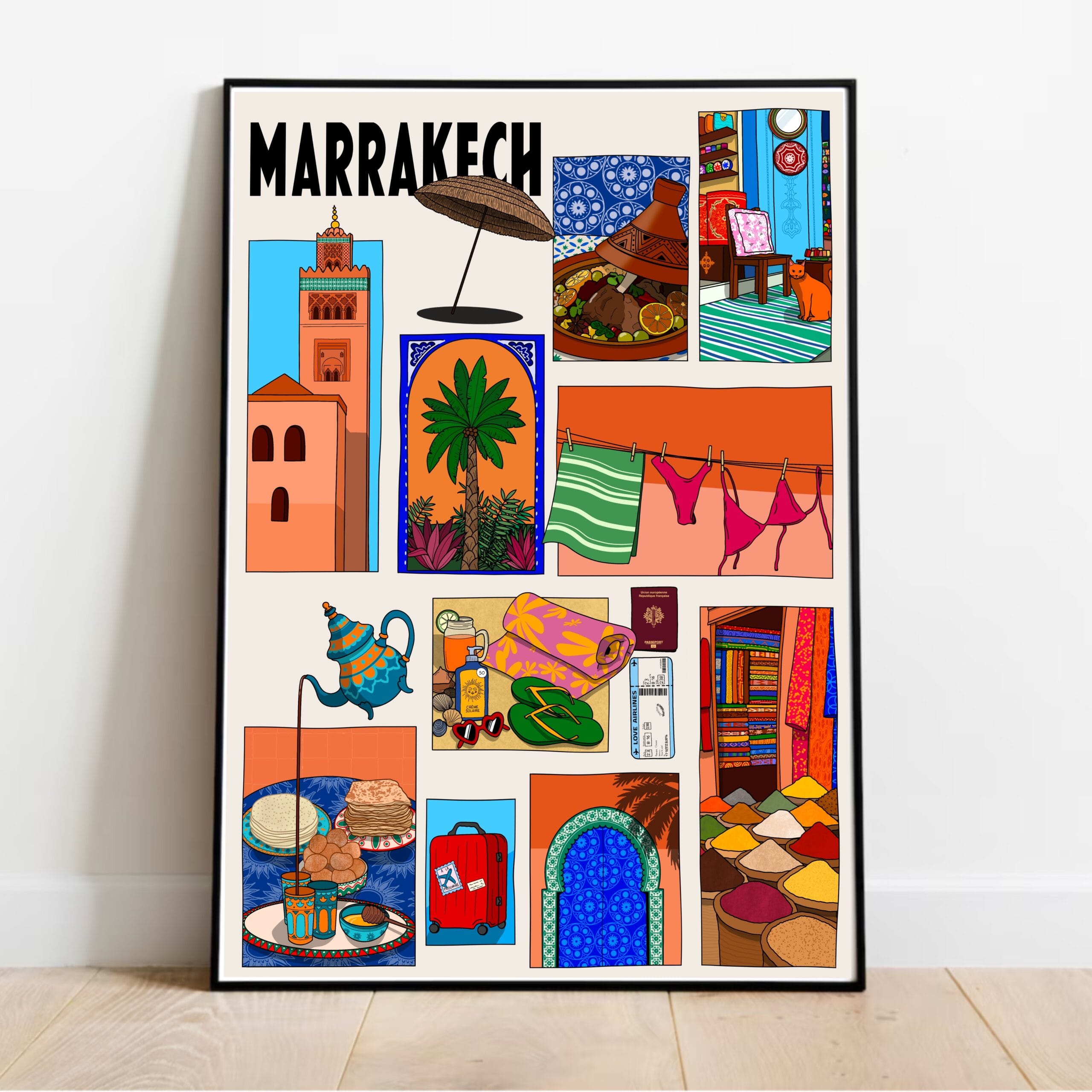 Poster "Marrakech"