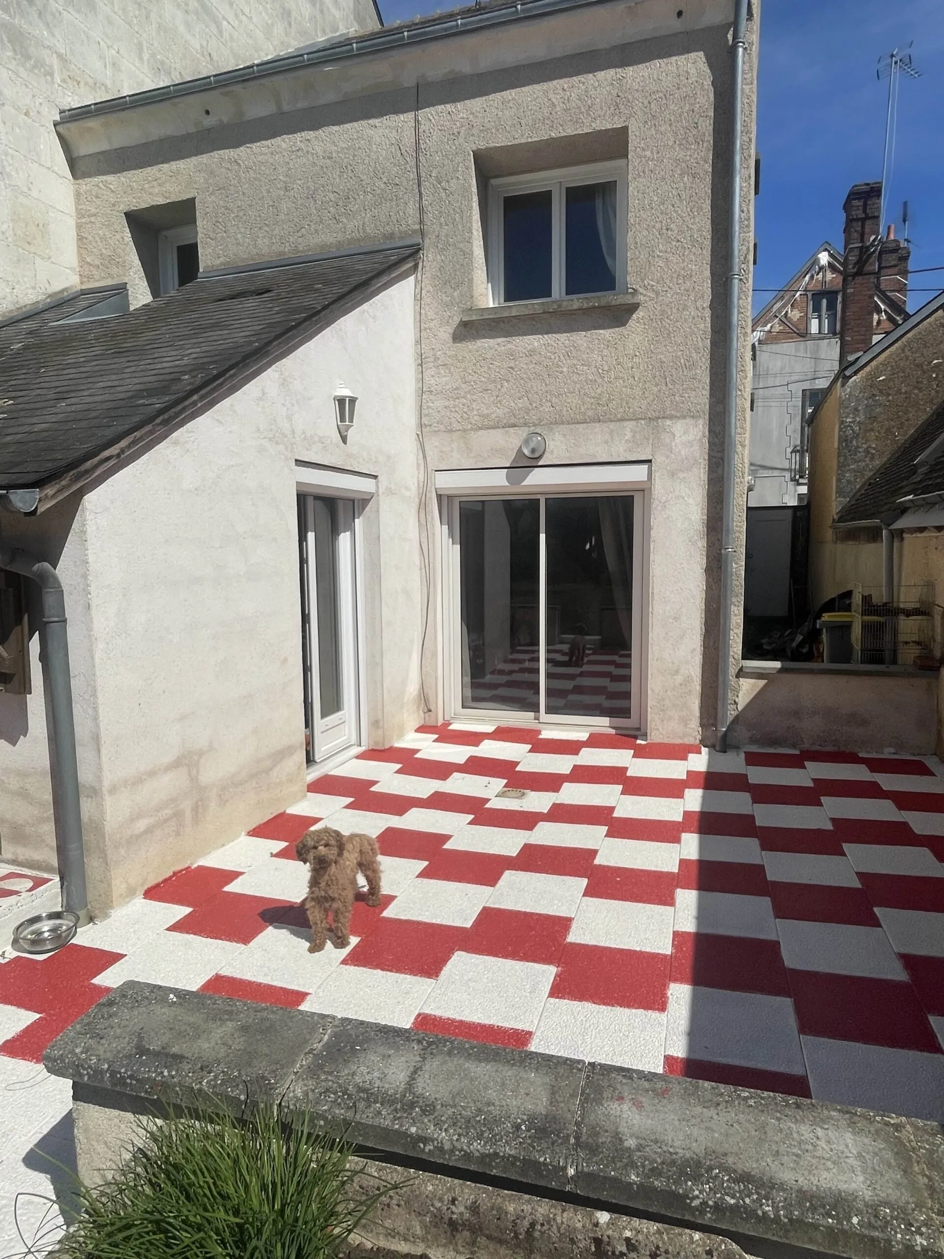 Terrasse après