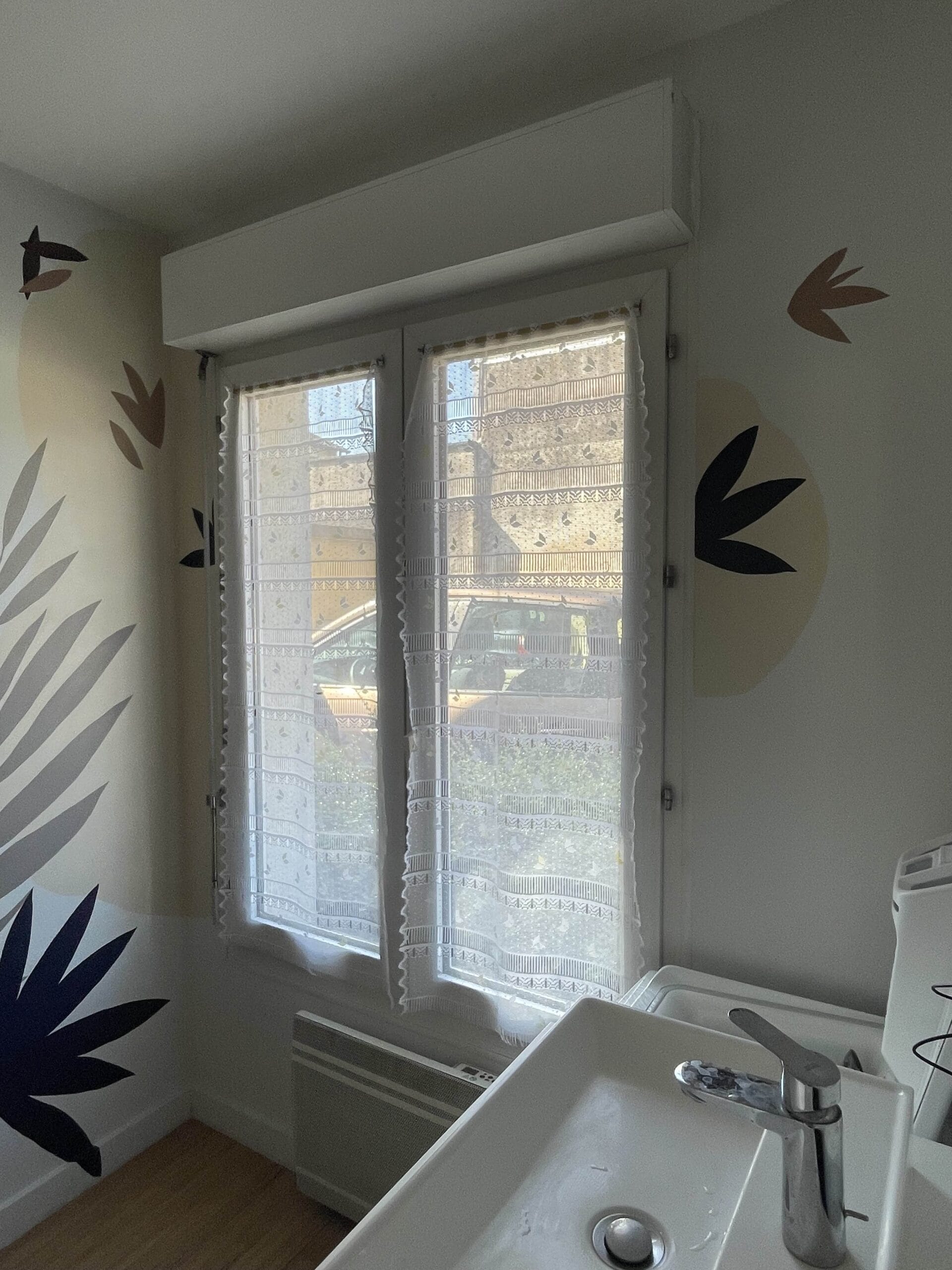 Salle de bains après