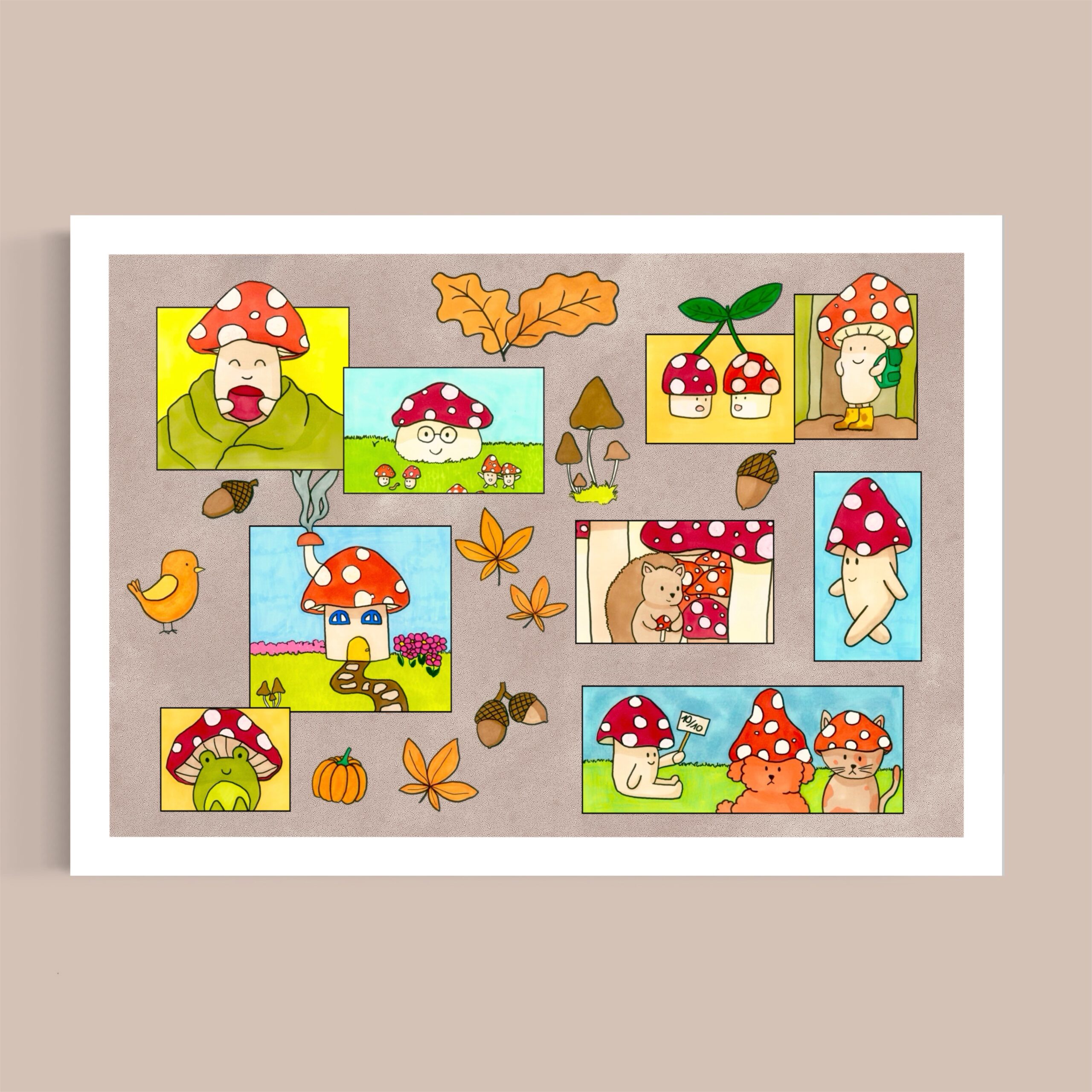 Poster "Mushroom World" – Image 3