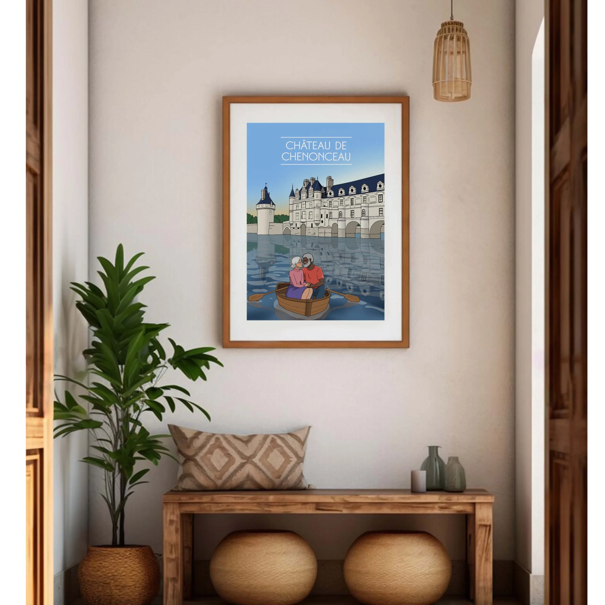 Poster "Chenonceau à deux" – Image 2