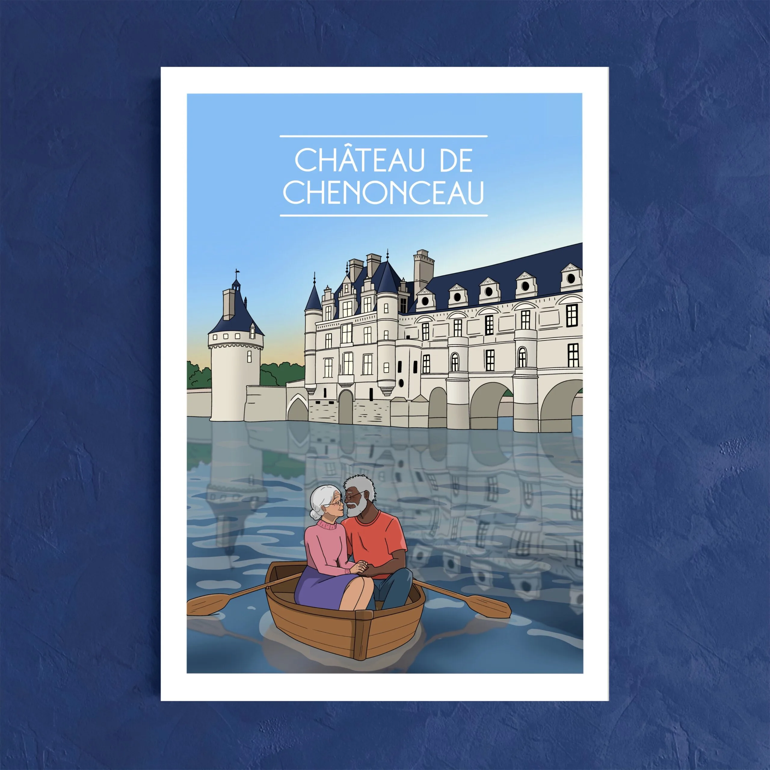 Poster "Chenonceau à deux" – Image 3