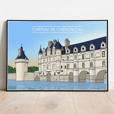 Poster "Château de Chenonceau"