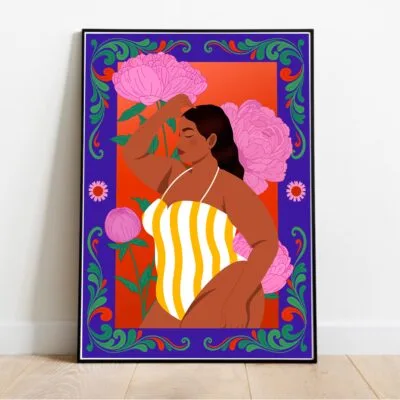 Poster "Peonies"