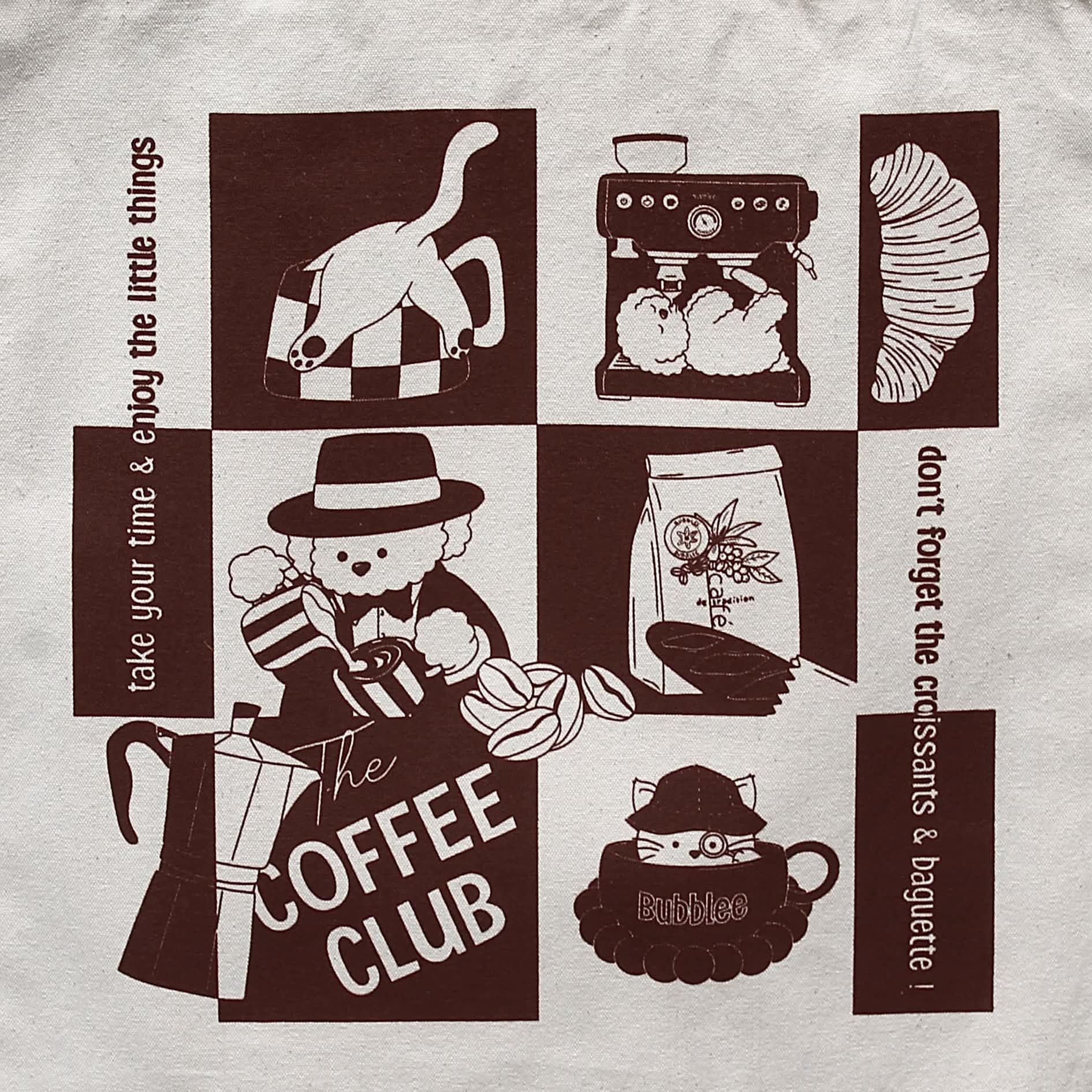 Sac Coton "Coffee Club" – Image 2