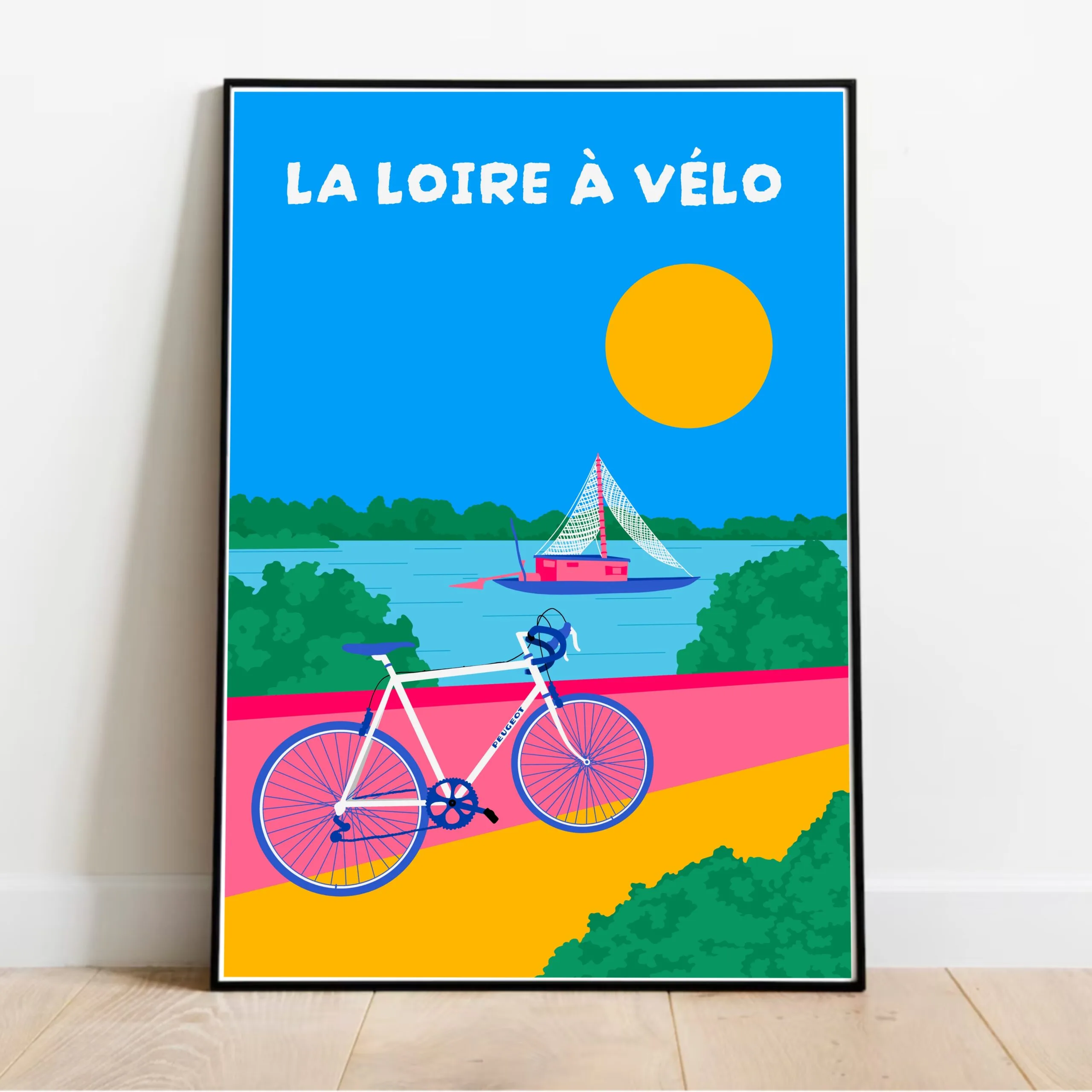 Poster "Loire A V&eacute;lo"