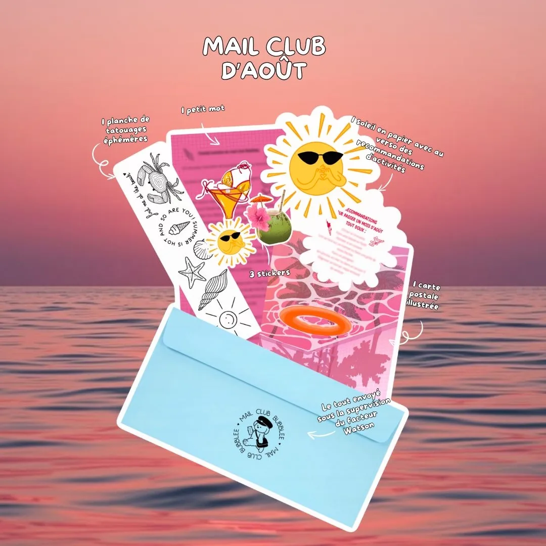 Mail Club Bubblee – Abonnement Mensuel – Image 4