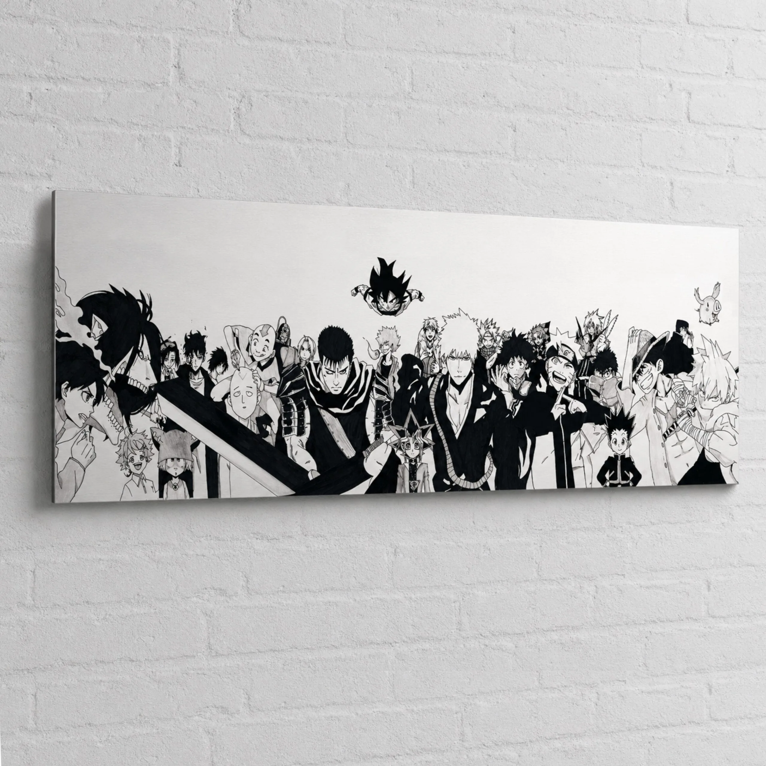 Plaque Dibond Manga 80&times;30 cm