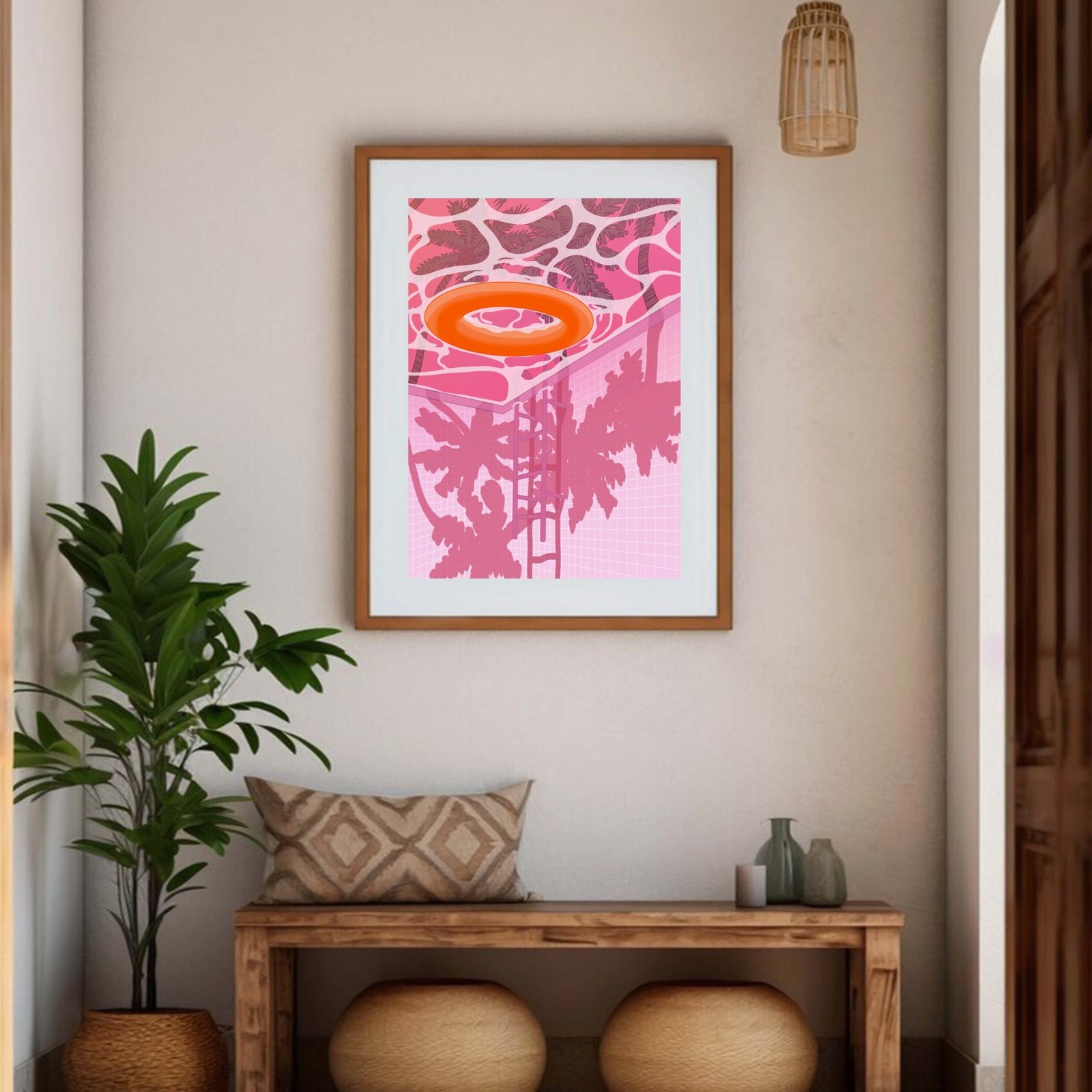 Poster "Sunset from the pool" – Image 2