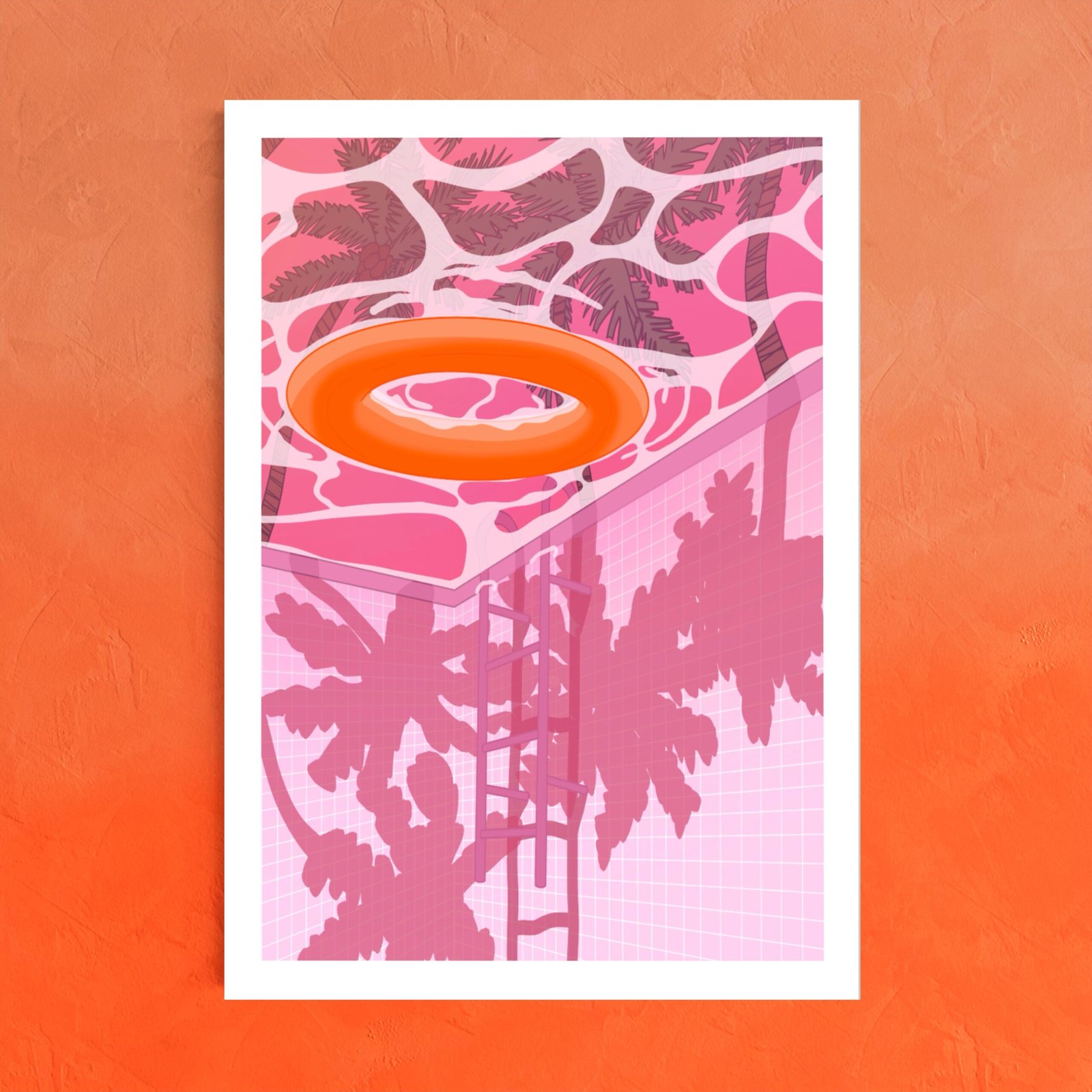 Poster "Sunset from the pool" – Image 3