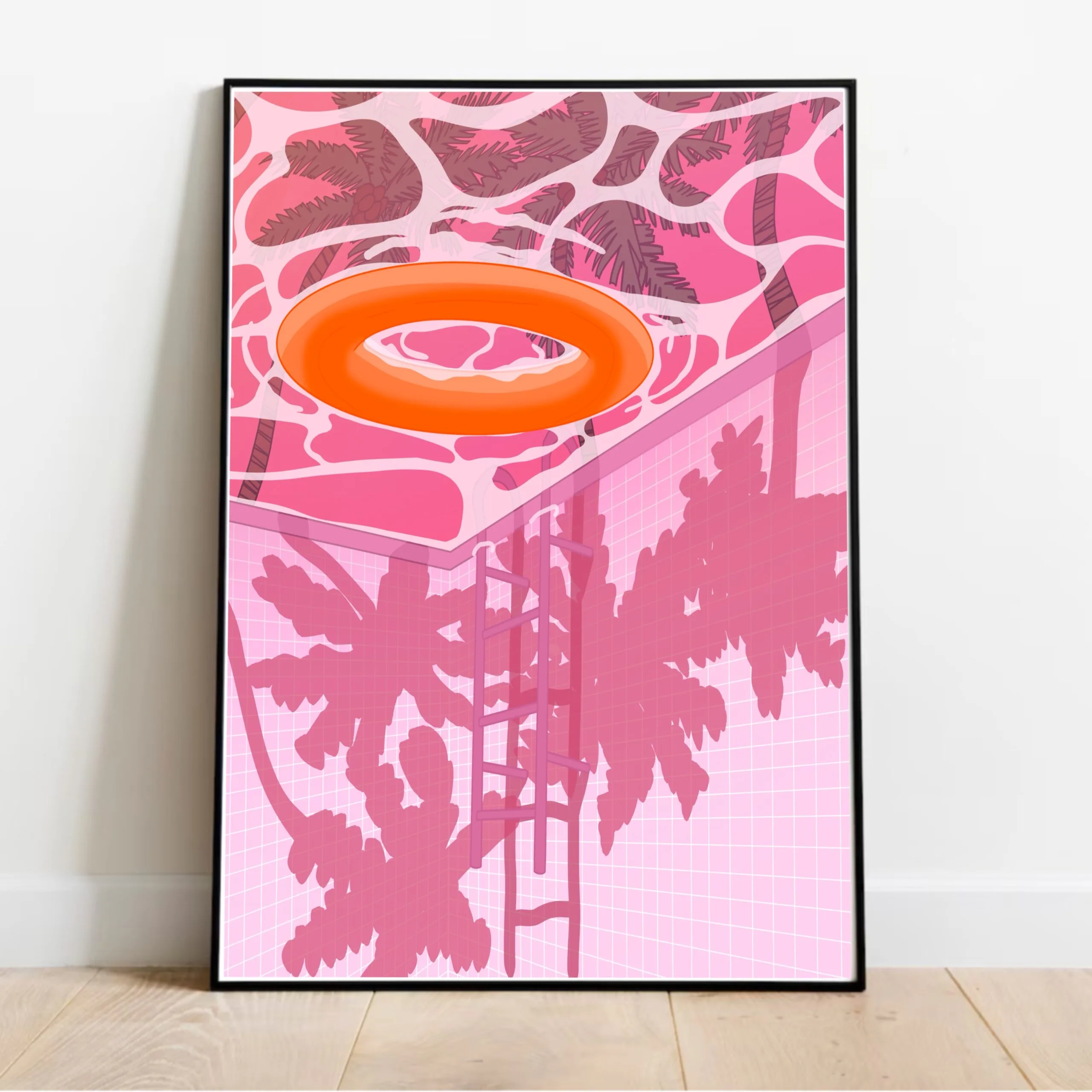 Poster "Sunset from the pool"
