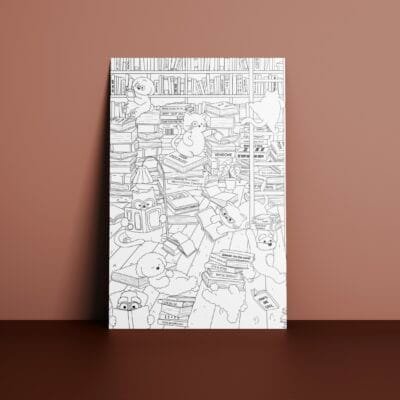 Coloriage "Book Club"