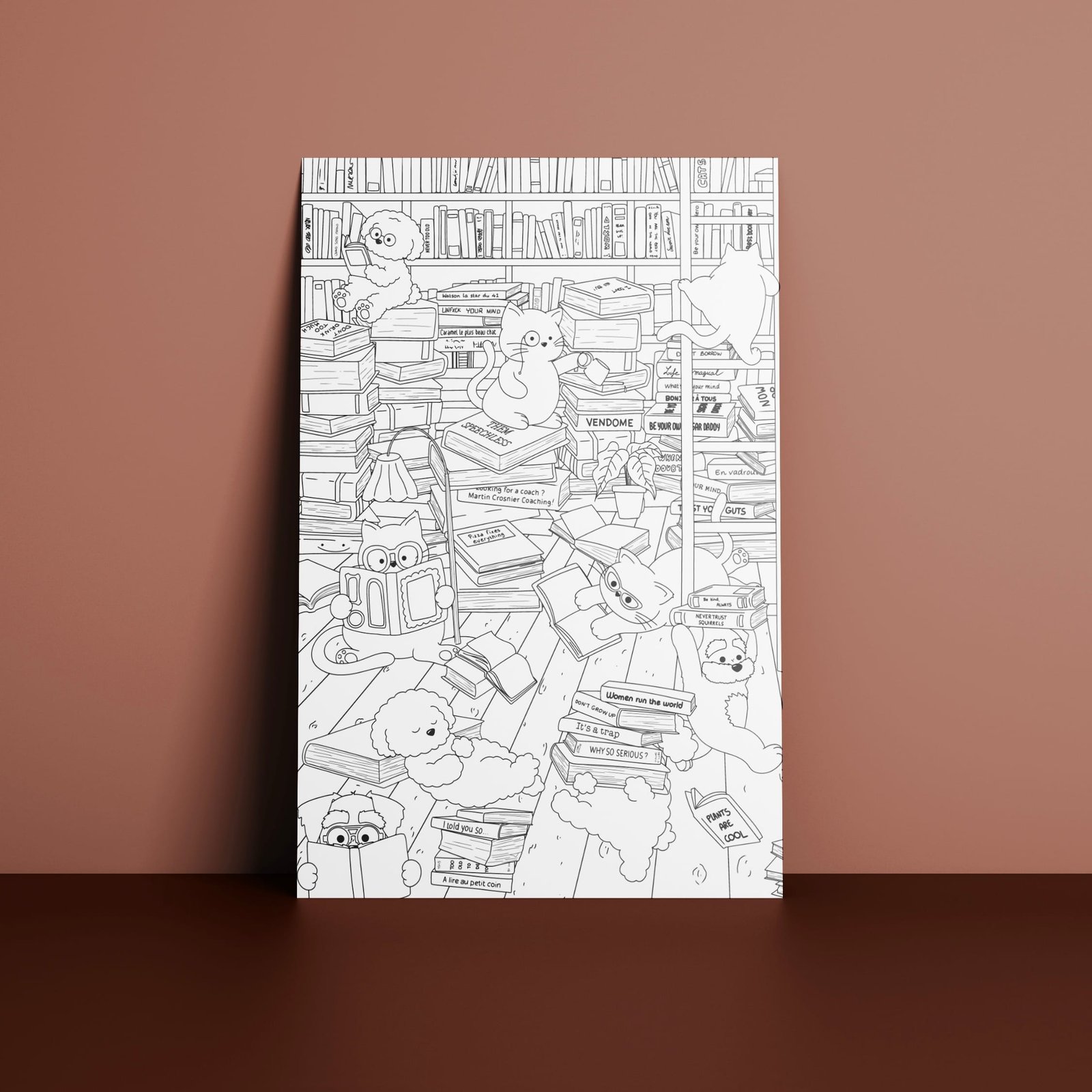 Coloriage "Book Club"