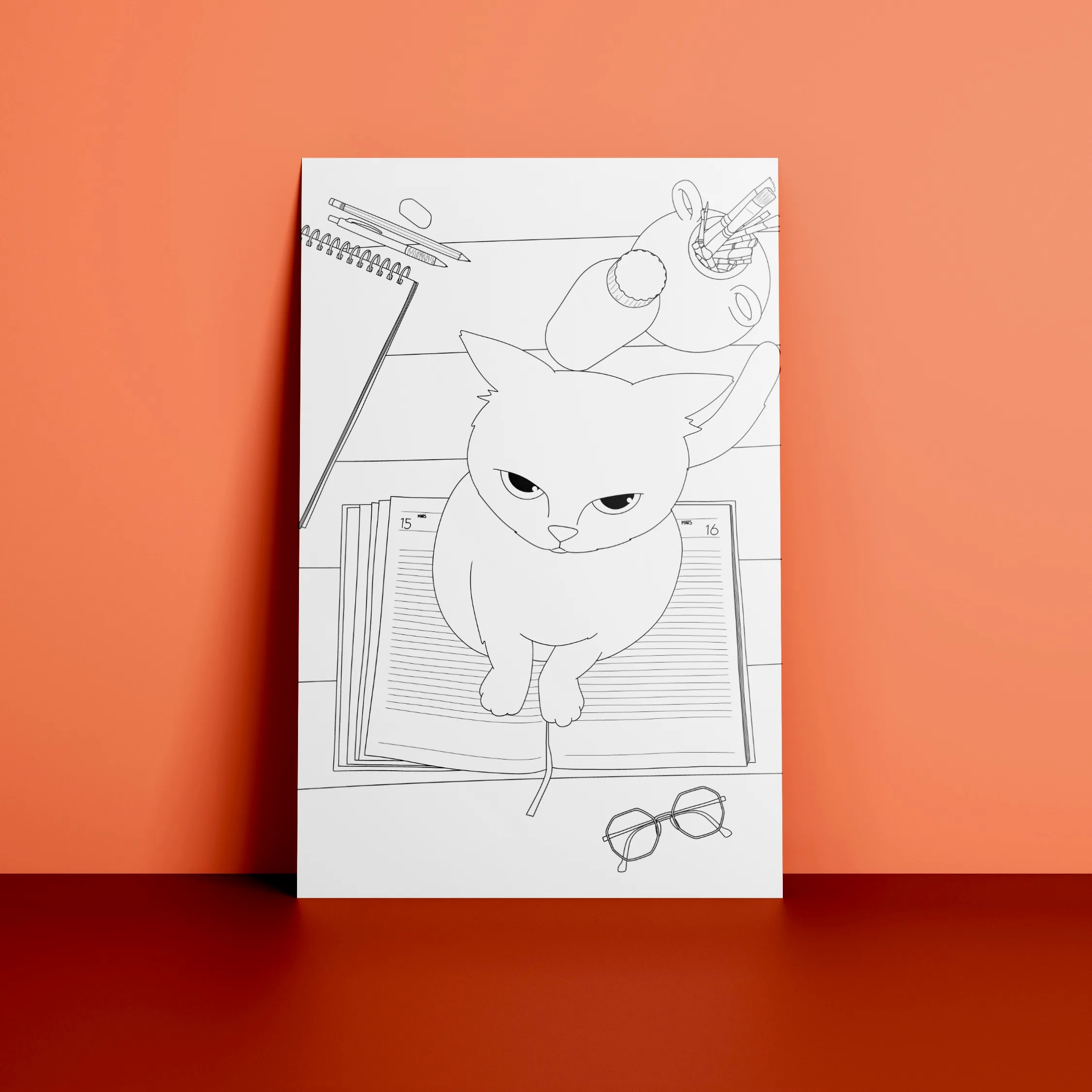 Coloriage "Caramel"