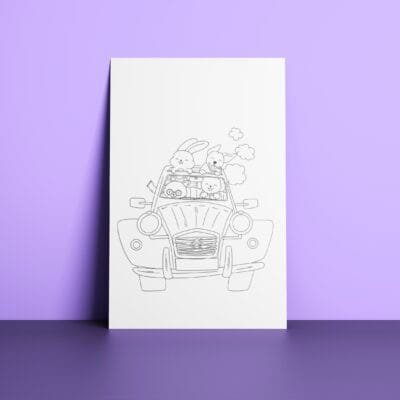 Coloriage "Road Trip"
