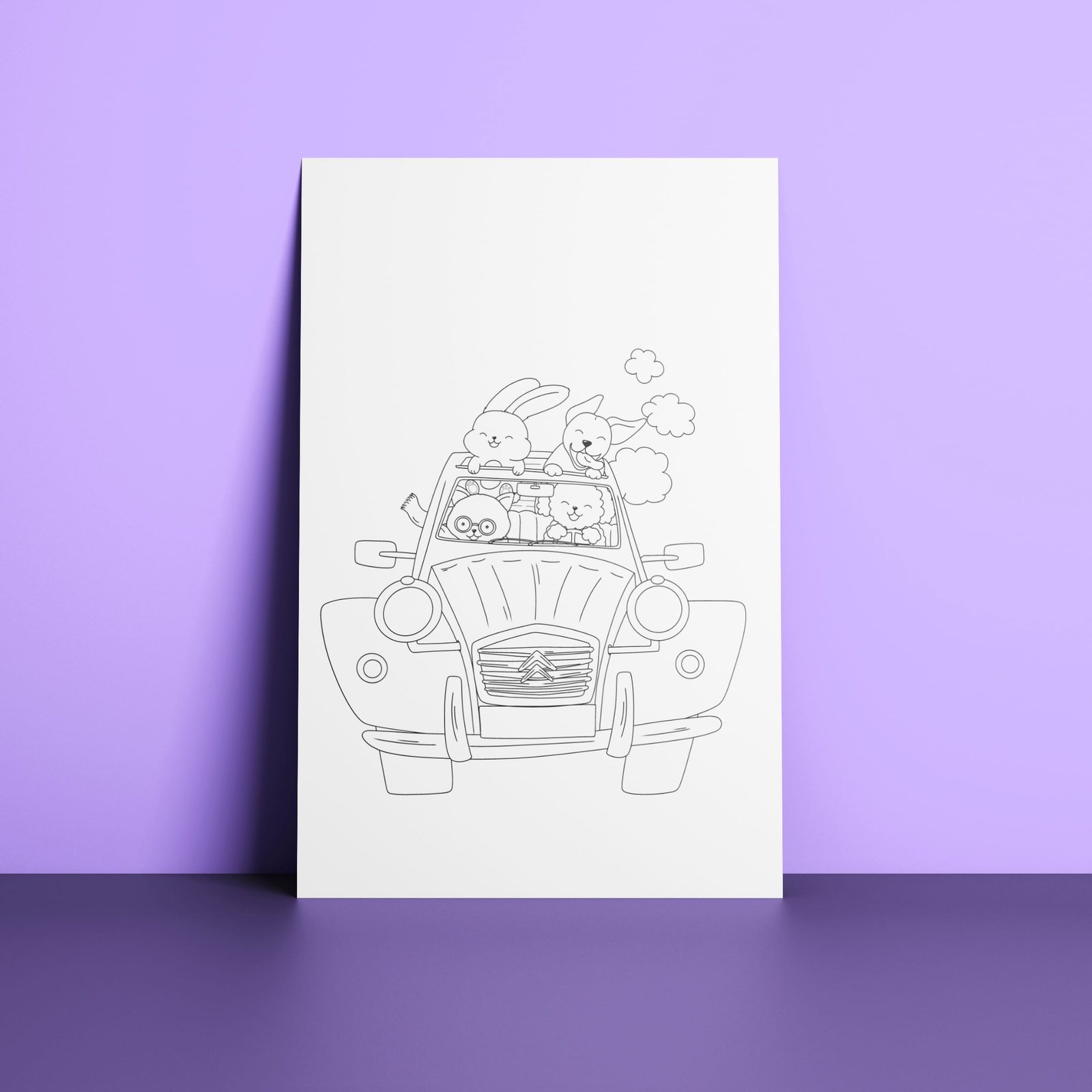 Coloriage "Road Trip"