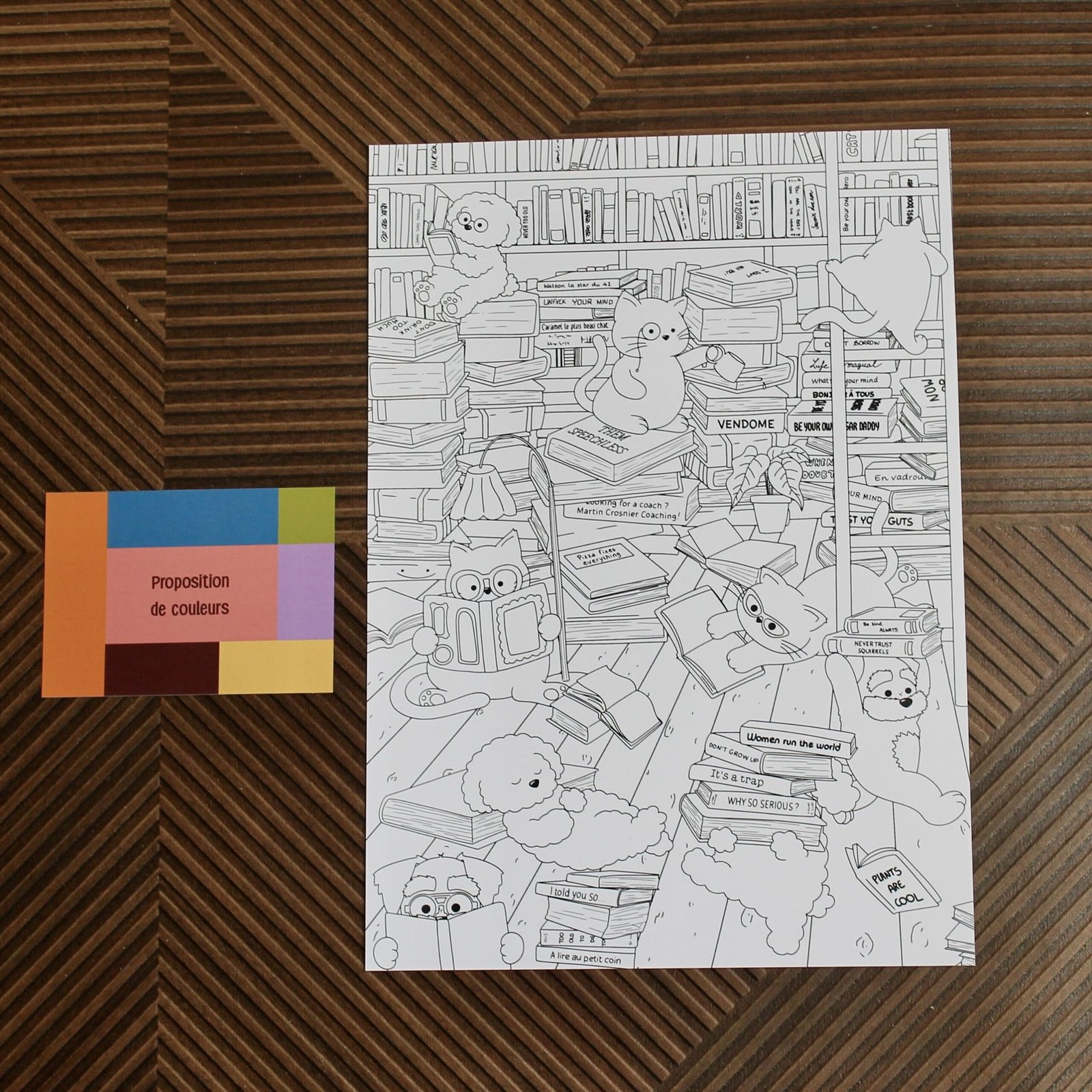 Coloriage "Book Club" – Image 3