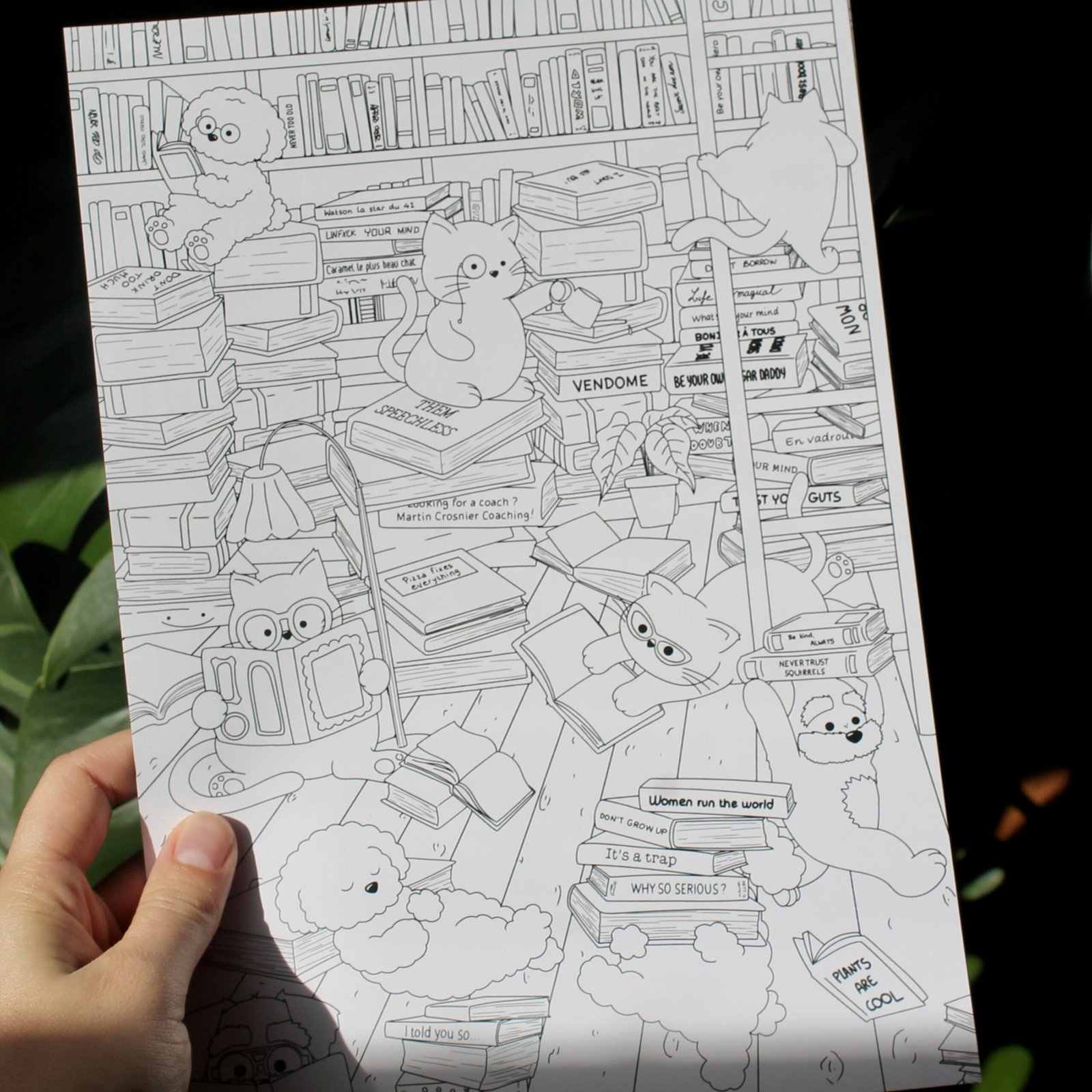 Coloriage "Book Club" – Image 2
