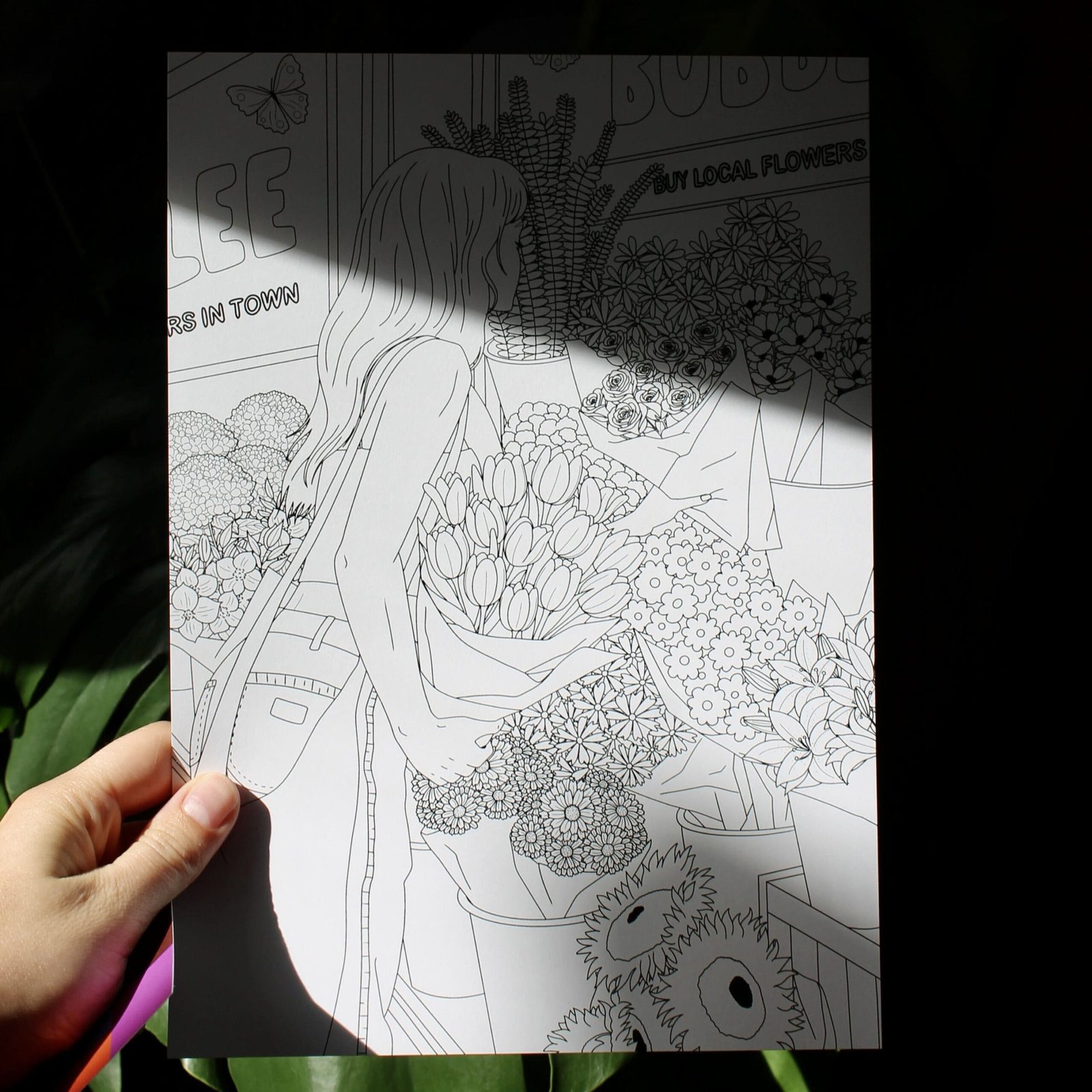 Coloriage "Flower Shop" – Image 2