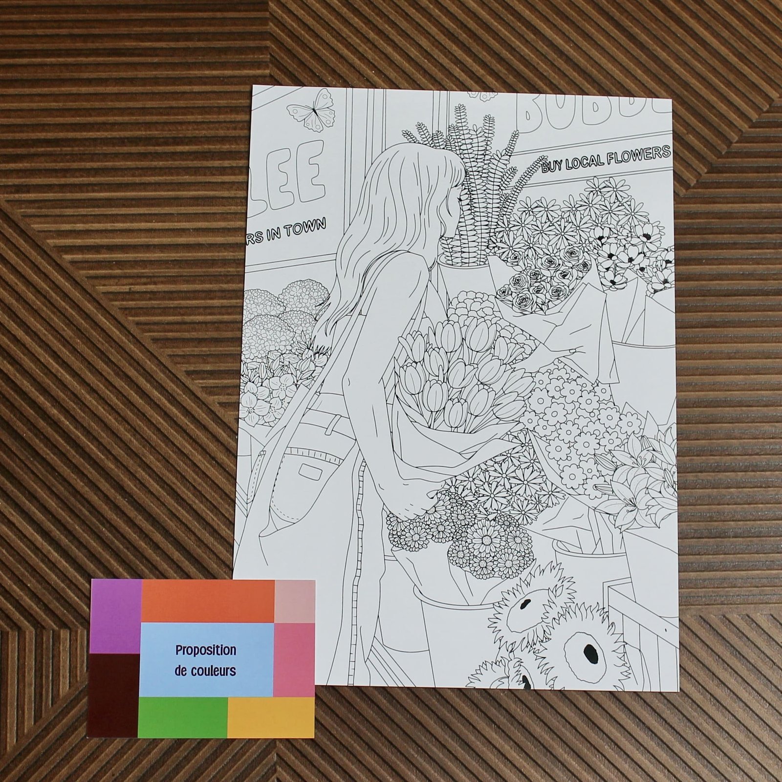 Coloriage "Flower Shop" – Image 3