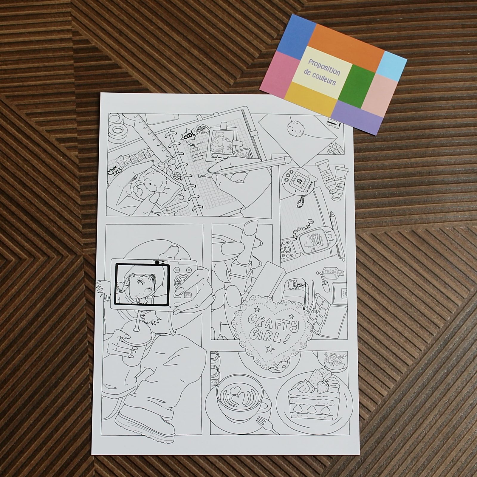 Coloriage "Journaling" – Image 3