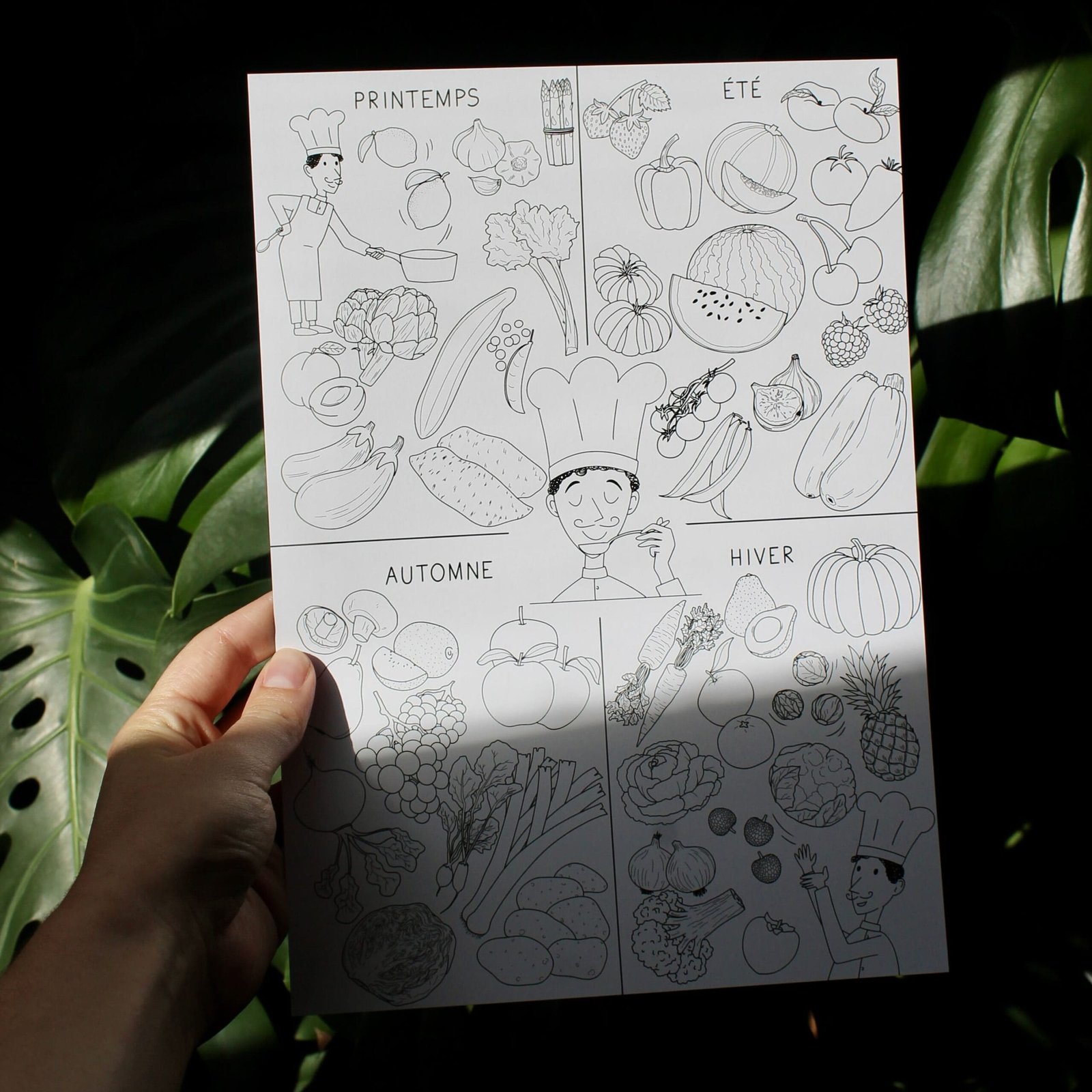 Coloriage "Légumes de Saison" – Image 3