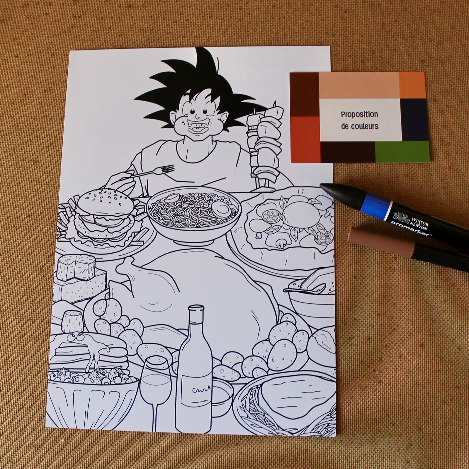 Coloriage "Petit Festin" – Image 2