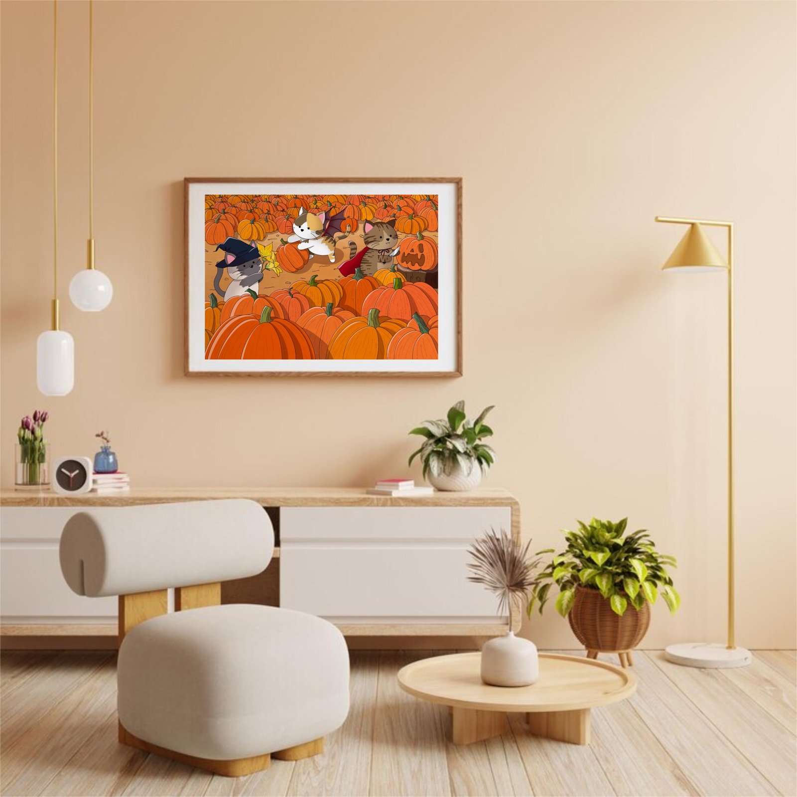 Poster "Champ De Citrouilles" – Image 2