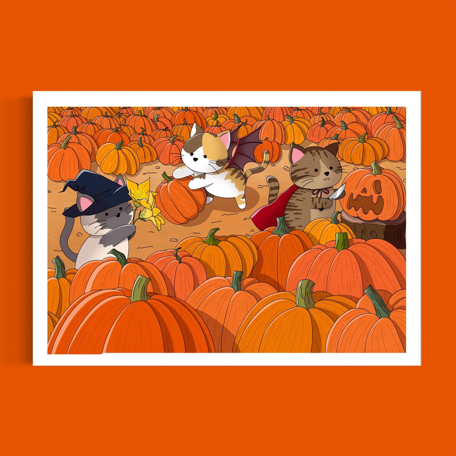 Poster "Champ De Citrouilles" – Image 3